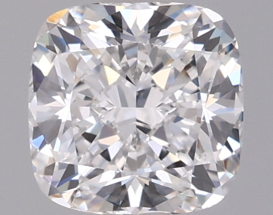1.12 Carat Cushion Shaped, Ideal Cut, D Color, VVS2 Clarity, IGI Certified Lab Grown Diamond