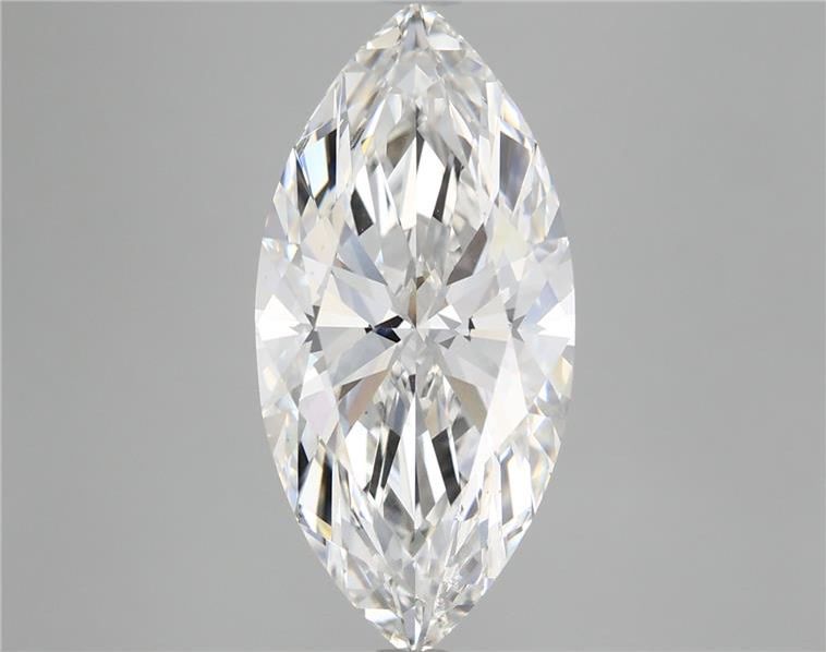 5.06 Carat Marquise Shaped, Ideal Cut, F Color, VS1 Clarity, IGI Certified Lab Grown Diamond