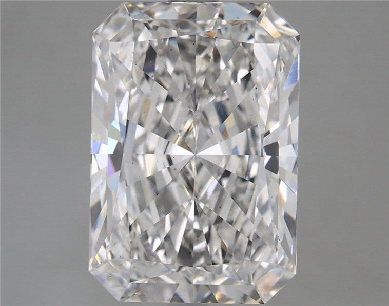 5.14 Carat Radiant Shaped, Ideal Cut, F Color, VS2 Clarity, IGI Certified Lab Grown Diamond