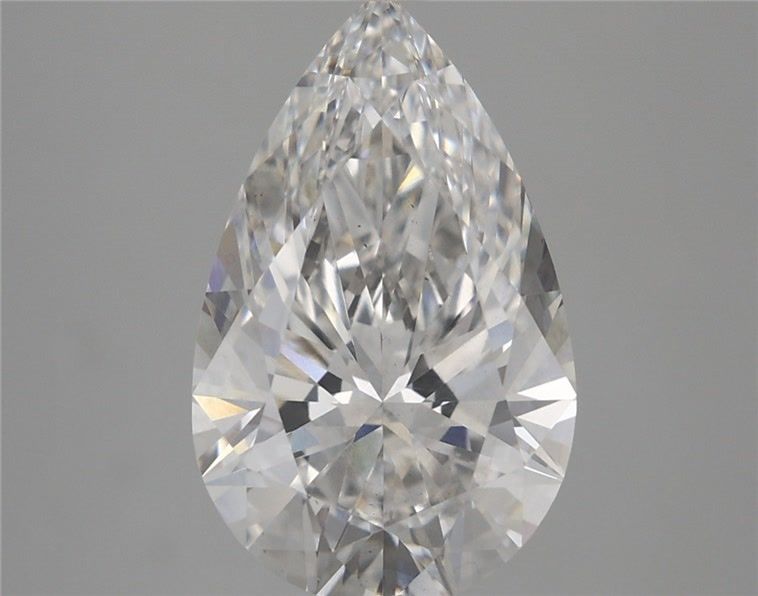 4.15 Carat Pear Shaped, Ideal Cut, G Color, VS2 Clarity, IGI Certified Lab Grown Diamond
