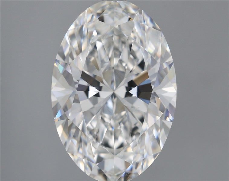 5.60 Carat Oval Shaped, Ideal Cut, F Color, VS1 Clarity, IGI Certified Lab Grown Diamond