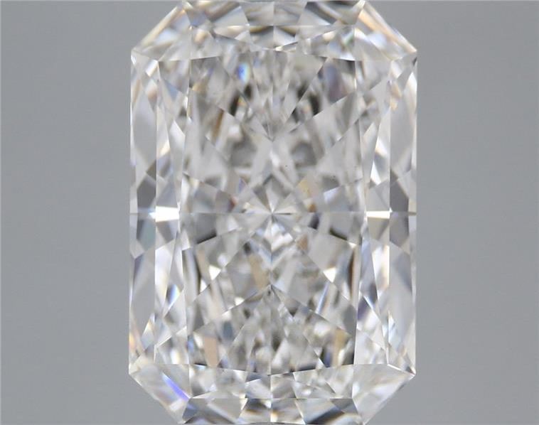 5.13 Carat Radiant Shaped, Ideal Cut, F Color, VS1 Clarity, IGI Certified Lab Grown Diamond