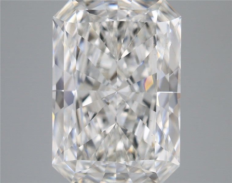 5.17 Carat Radiant Shaped, Excellent Cut, F Color, VS2 Clarity, IGI Certified Lab Grown Diamond