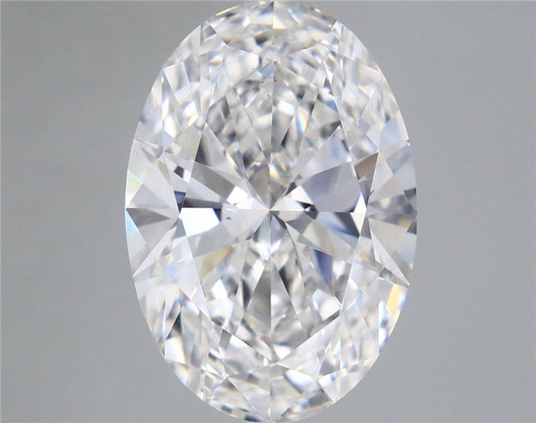 5.62 Carat Oval Shaped, Excellent Cut, F Color, VS2 Clarity, IGI Certified Lab Grown Diamond