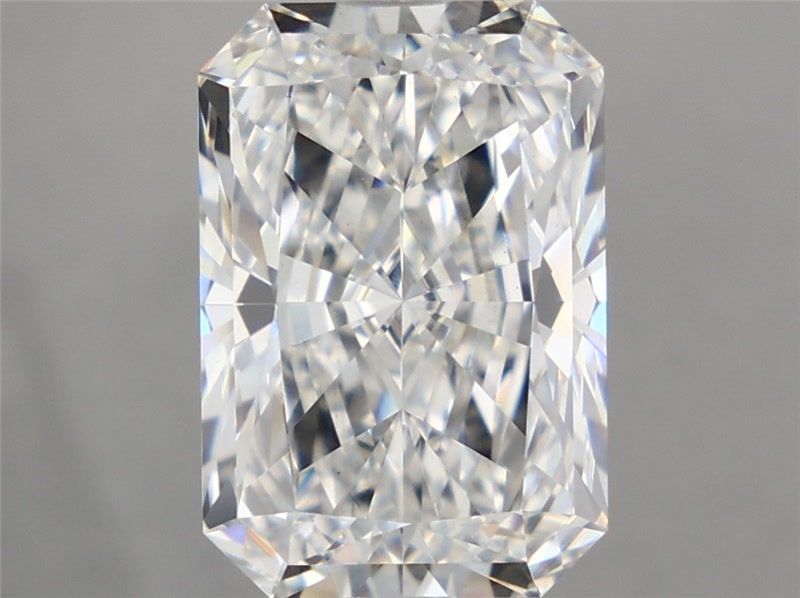 5.40 Carat Radiant Shaped, Ideal Cut, F Color, VS1 Clarity, IGI Certified Lab Grown Diamond