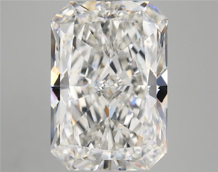 7.33 Carat Radiant Shaped, Ideal Cut, F Color, VVS2 Clarity, IGI Certified Lab Grown Diamond