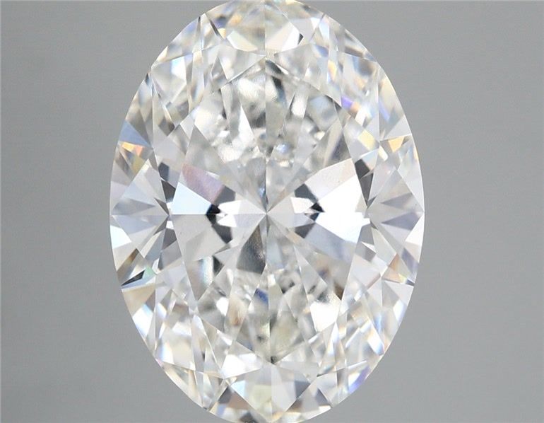 5.93 Carat Oval Shaped, Ideal Cut, F Color, VVS2 Clarity, IGI Certified Lab Grown Diamond