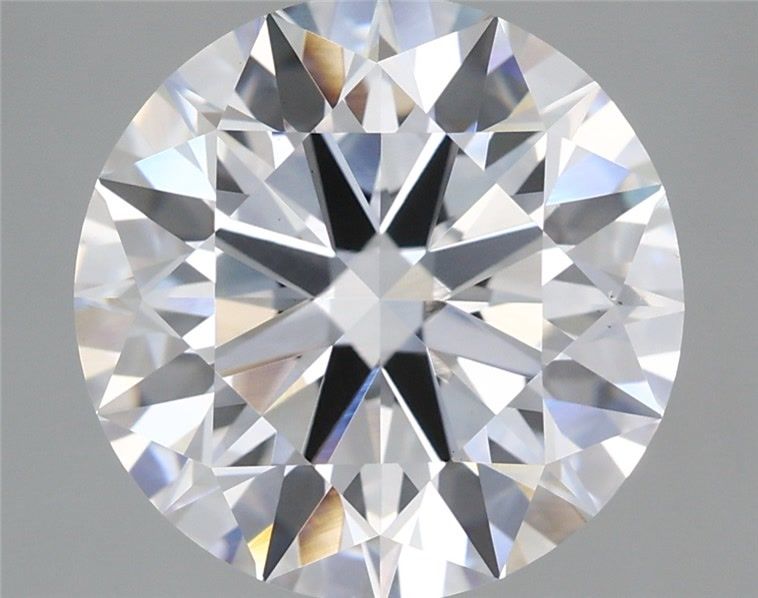 5.59 Carat Round Shaped, Ideal Cut, D Color, VS2 Clarity, IGI Certified Lab Grown Diamond
