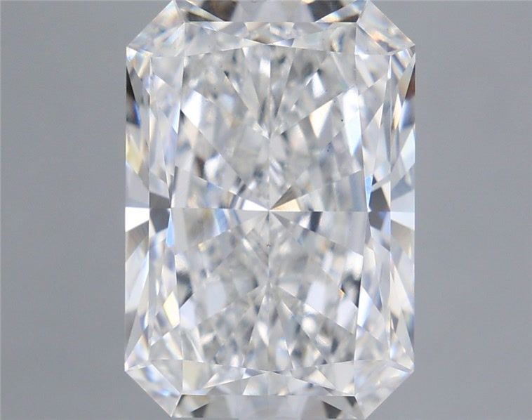 5.36 Carat Radiant Shaped, Ideal Cut, E Color, VS2 Clarity, IGI Certified Lab Grown Diamond