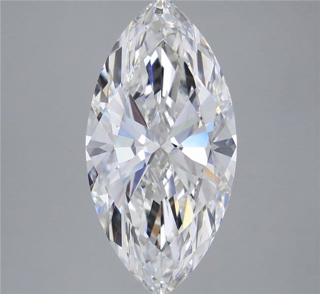 5.10 Carat Marquise Shaped, Ideal Cut, F Color, VS1 Clarity, IGI Certified Lab Grown Diamond