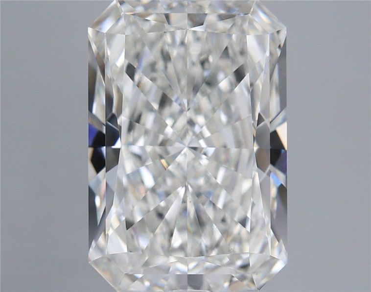 5.43 Carat Radiant Shaped, Ideal Cut, F Color, VS1 Clarity, IGI Certified Lab Grown Diamond