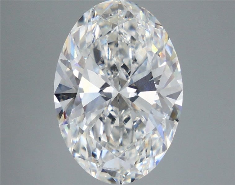 5.91 Carat Oval Shaped, Ideal Cut, F Color, VVS2 Clarity, IGI Certified Lab Grown Diamond