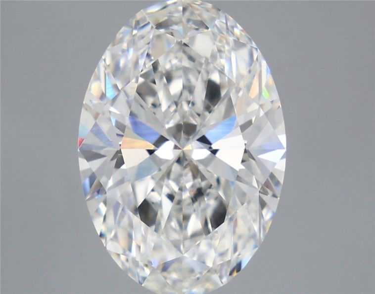 5.57 Carat Oval Shaped, Ideal Cut, F Color, VVS2 Clarity, IGI Certified Lab Grown Diamond