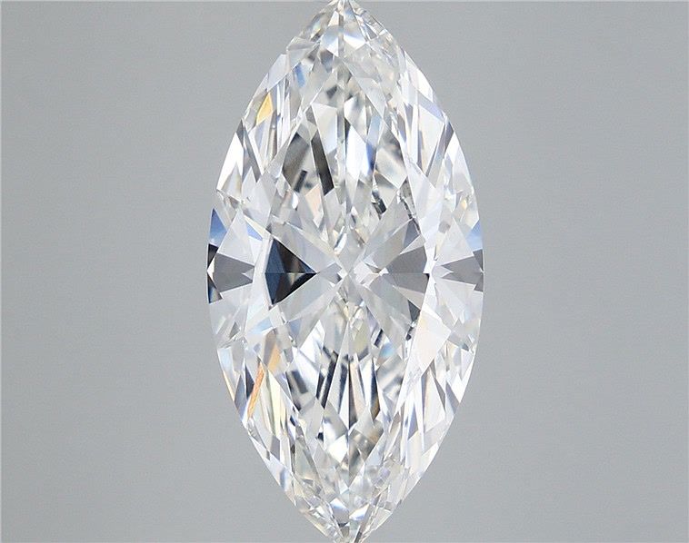 6.51 Carat Marquise Shaped, Excellent Cut, F Color, VS1 Clarity, IGI Certified Lab Grown Diamond