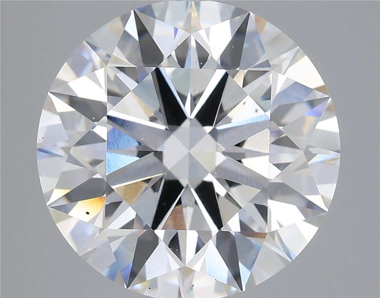7.59 Carat Round Shaped, Ideal Cut, F Color, VS2 Clarity, IGI Certified Lab Grown Diamond