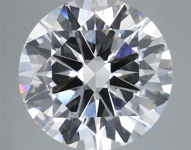 6.04 Carat Round Shaped, Excellent Cut, F Color, VS1 Clarity, IGI Certified Lab Grown Diamond