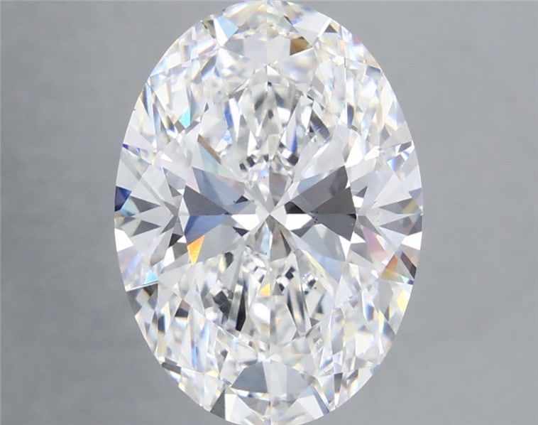 5.52 Carat Oval Shaped, Ideal Cut, D Color, VS2 Clarity, IGI Certified Lab Grown Diamond
