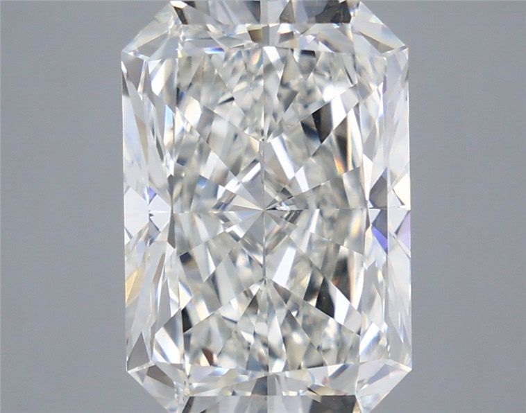 6.01 Carat Radiant Shaped, Ideal Cut, F Color, VVS2 Clarity, IGI Certified Lab Grown Diamond