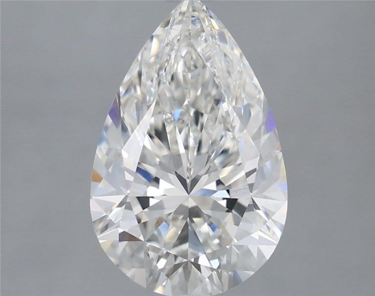 3.38 Carat Pear Shaped, Ideal Cut, E Color, VVS2 Clarity, IGI Certified Lab Grown Diamond