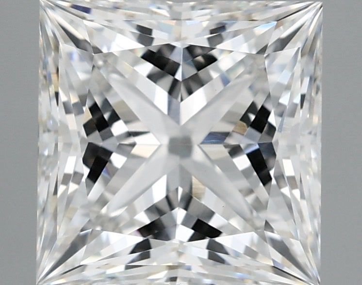3.07 Carat Princess Shaped, Ideal Cut, E Color, VVS2 Clarity, IGI Certified Lab Grown Diamond