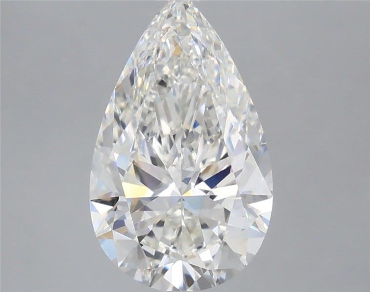 3.08 Carat Pear Shaped, Ideal Cut, F Color, VVS2 Clarity, IGI Certified Lab Grown Diamond