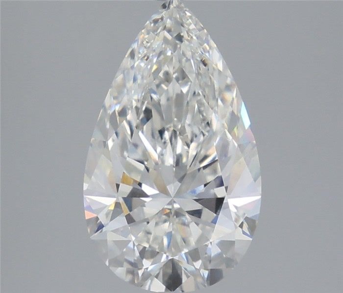 3.43 Carat Pear Shaped, Excellent Cut, F Color, VS1 Clarity, IGI Certified Lab Grown Diamond