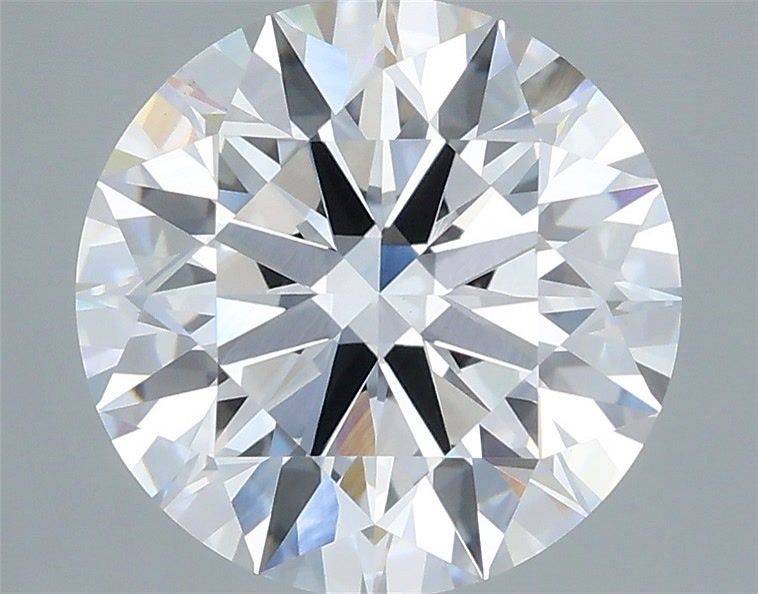 3.55 Carat Round Shaped, Ideal Cut, F Color, VVS2 Clarity, IGI Certified Lab Grown Diamond