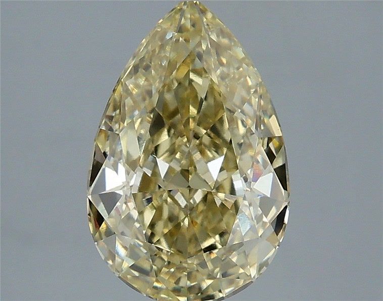 2.57 Carat Pear Shaped, Excellent Cut, VVS2 Clarity, IGI Certified Lab Grown Diamond