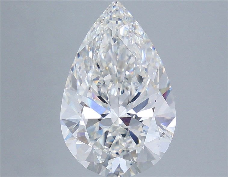 3.56 Carat Pear Shaped, Ideal Cut, F Color, VS1 Clarity, IGI Certified Lab Grown Diamond