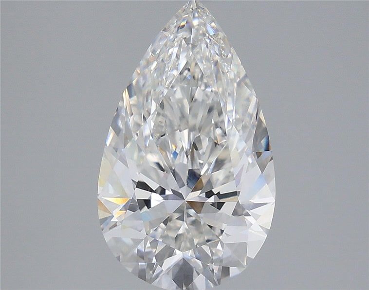 3.45 Carat Pear Shaped, Ideal Cut, E Color, VS1 Clarity, IGI Certified Lab Grown Diamond