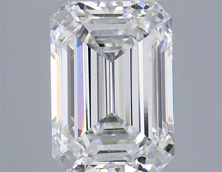 3.57 Carat Emerald Shaped, Ideal Cut, G Color, VS1 Clarity, IGI Certified Lab Grown Diamond