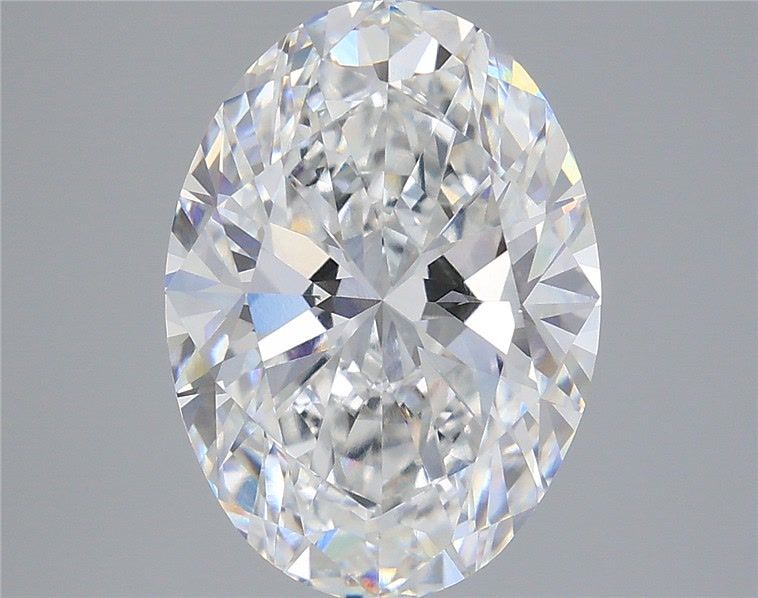 5.54 Carat Oval Shaped, Ideal Cut, E Color, VVS2 Clarity, IGI Certified Lab Grown Diamond