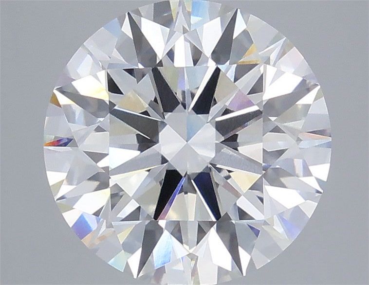 5.01 Carat Round Shaped, Ideal Cut, F Color, VVS1 Clarity, IGI Certified Lab Grown Diamond