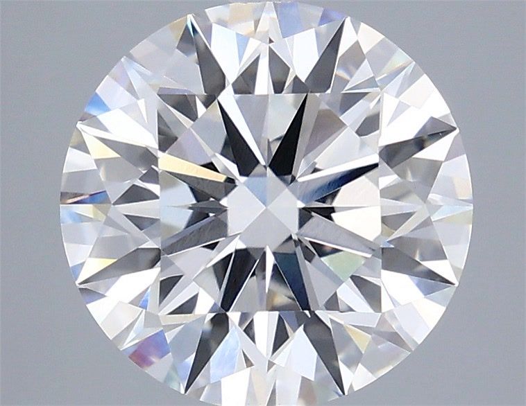 3.58 Carat Round Shaped, Ideal Cut, F Color, VVS2 Clarity, IGI Certified Lab Grown Diamond