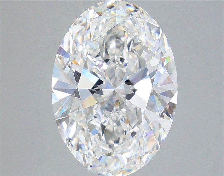 5.53 Carat Oval Shaped, Ideal Cut, F Color, VS1 Clarity, IGI Certified Lab Grown Diamond