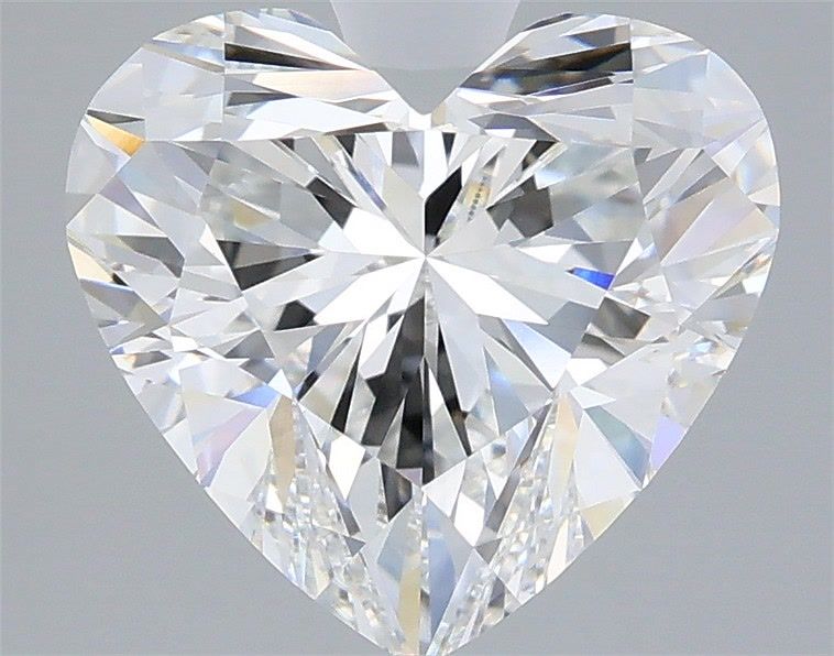 3.35 Carat Heart Shaped, Ideal Cut, F Color, VVS2 Clarity, IGI Certified Lab Grown Diamond