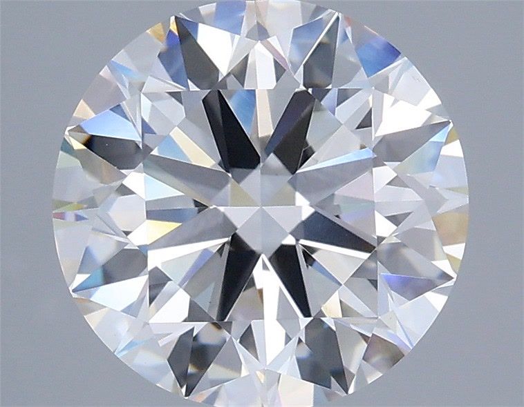 3.45 Carat Round Shaped, Excellent Cut, F Color, VVS2 Clarity, IGI Certified Lab Grown Diamond