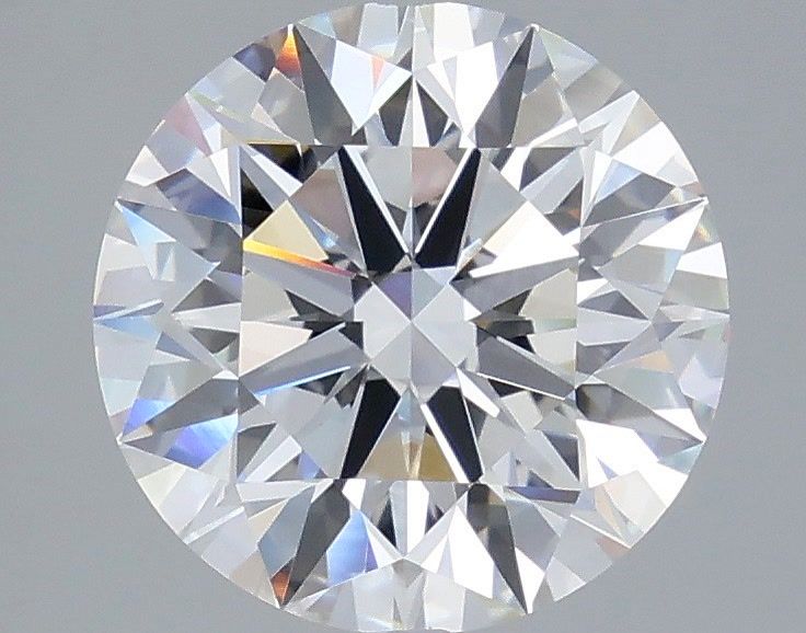3.56 Carat Round Shaped, Ideal Cut, F Color, VVS2 Clarity, IGI Certified Lab Grown Diamond