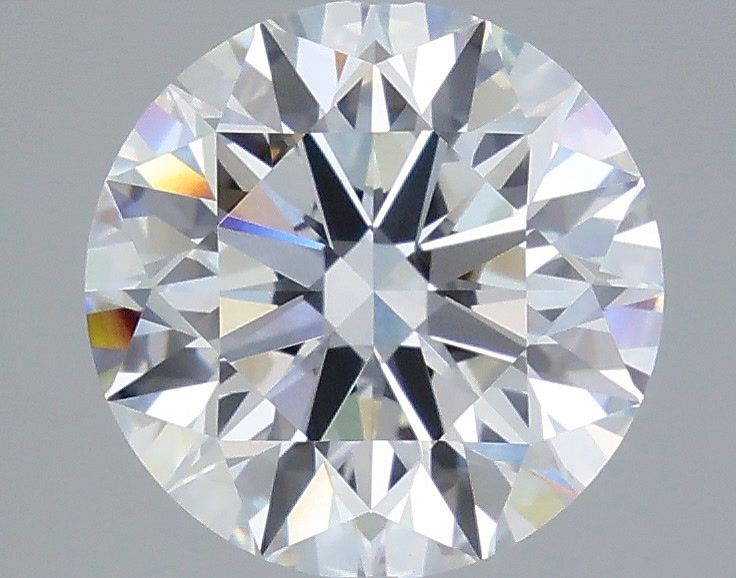 3.57 Carat Round Shaped, Ideal Cut, F Color, VVS2 Clarity, IGI Certified Lab Grown Diamond