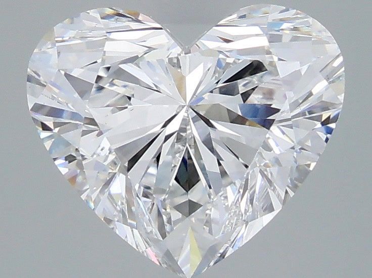 3.86 Carat Heart Shaped, Ideal Cut, E Color, VS1 Clarity, IGI Certified Lab Grown Diamond