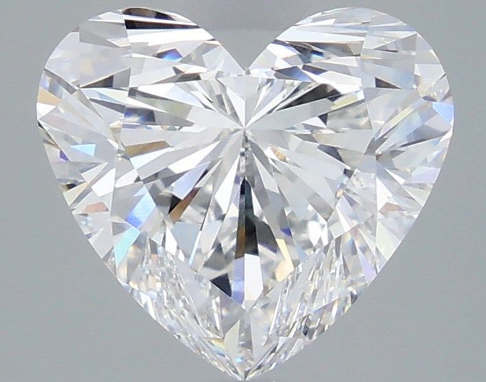 3.57 Carat Heart Shaped, Ideal Cut, E Color, VVS2 Clarity, IGI Certified Lab Grown Diamond