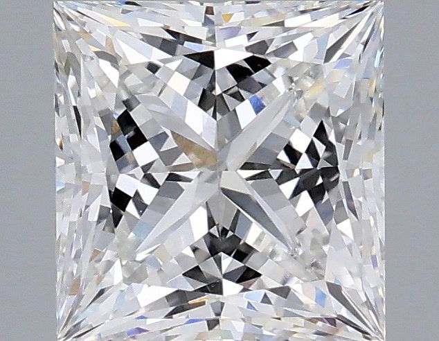 2.34 Carat Princess Shaped, Ideal Cut, E Color, VVS2 Clarity, IGI Certified Lab Grown Diamond