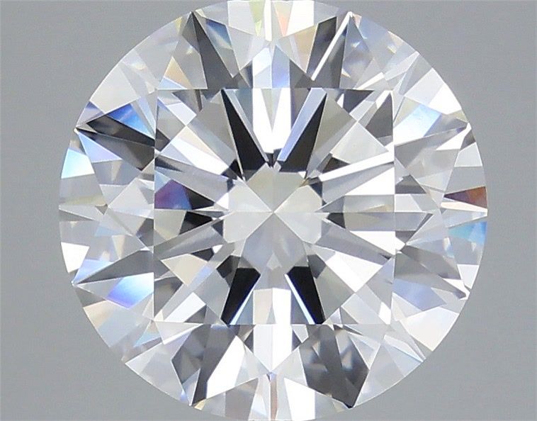 4.96 Carat Round Shaped, Ideal Cut, F Color, VVS2 Clarity, IGI Certified Lab Grown Diamond