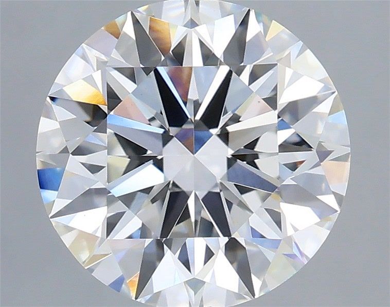 3.09 Carat Round Shaped, Ideal Cut, F Color, VS1 Clarity, IGI Certified Lab Grown Diamond