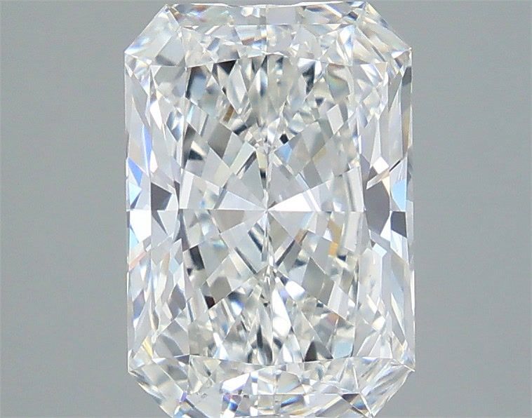 2.54 Carat Radiant Shaped, Ideal Cut, G Color, VVS2 Clarity, IGI Certified Lab Grown Diamond
