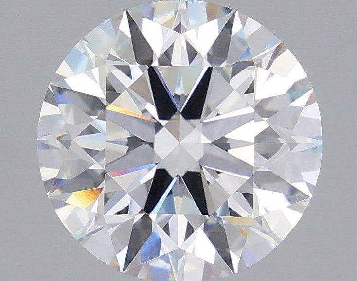 3.06 Carat Round Shaped, Ideal Cut, F Color, VVS2 Clarity, IGI Certified Lab Grown Diamond