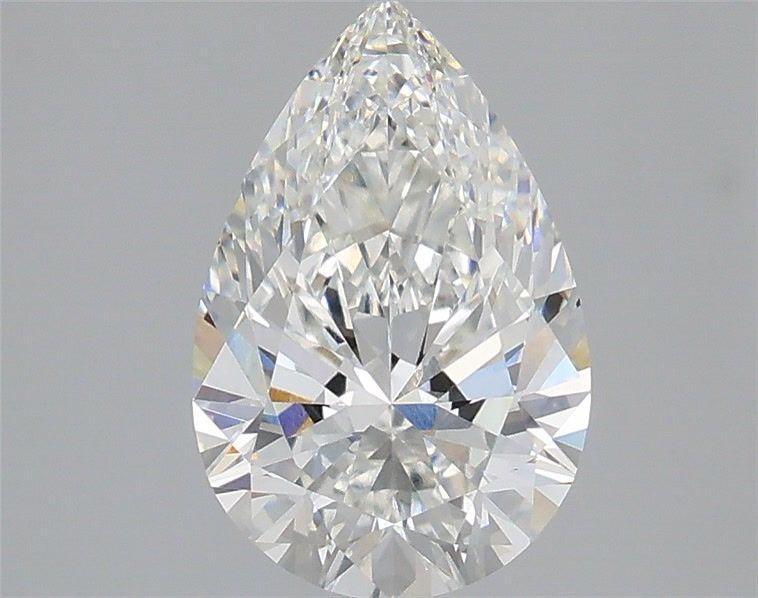 2.03 Carat Pear Shaped, Ideal Cut, F Color, VVS1 Clarity, IGI Certified Lab Grown Diamond