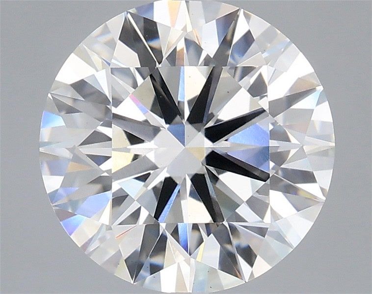 3.41 Carat Round Shaped, Ideal Cut, F Color, VS2 Clarity, IGI Certified Lab Grown Diamond