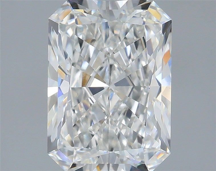 1.80 Carat Radiant Shaped, Ideal Cut, E Color, VS2 Clarity, IGI Certified Lab Grown Diamond