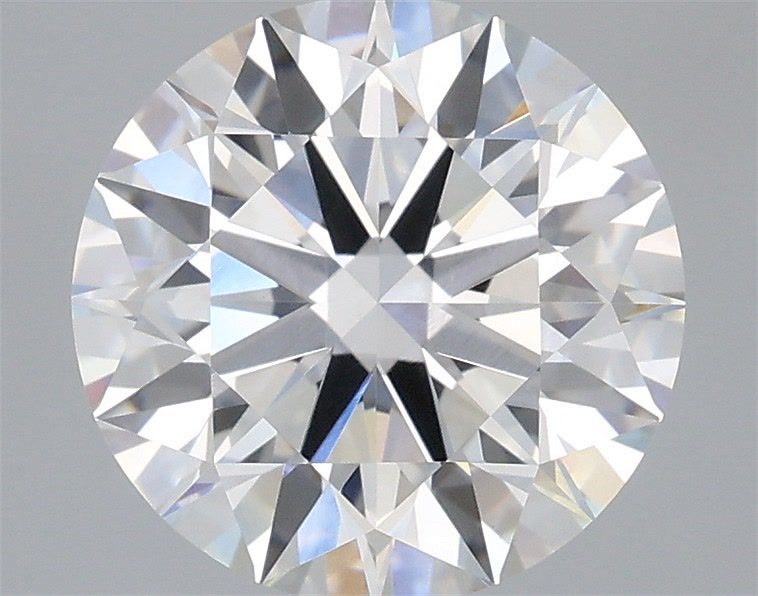 3.08 Carat Round Shaped, Ideal Cut, F Color, VVS2 Clarity, IGI Certified Lab Grown Diamond